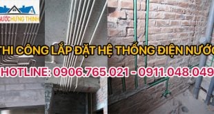 thi công điện nước