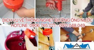 thông nghẹt đường ống nước
