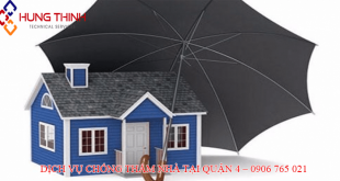 Chống thấm nhà tại quận 4 Điện Nước Hưng Thịnh bảo vệ toàn diện cho ngôi nhà bạn.